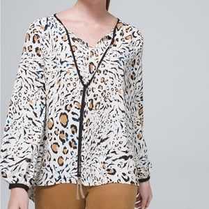 Leopard print blouse